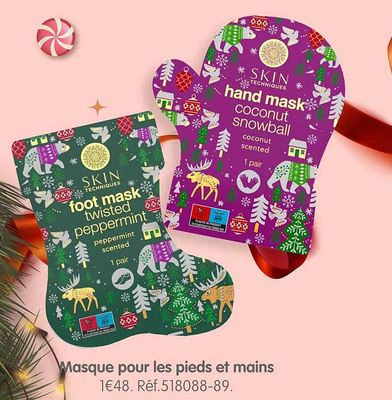 Masque pour les pieds et mains