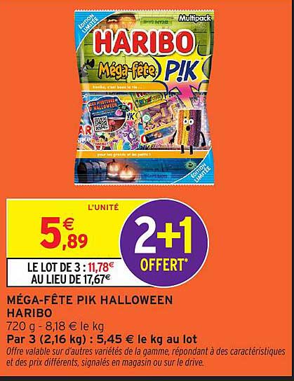 Méga-Fête Pik Halloween Haribo