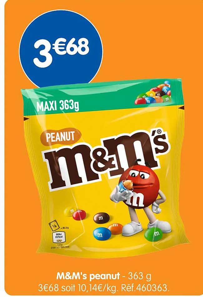 M&M's peanut - 363 g