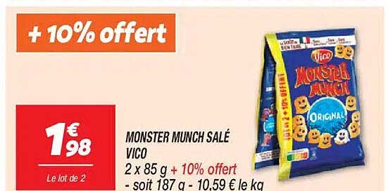 MONSTER MUNCH SALÉ VICO