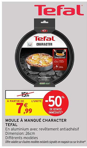 MOULE À MANQUÉ CHARACTER TEFAL