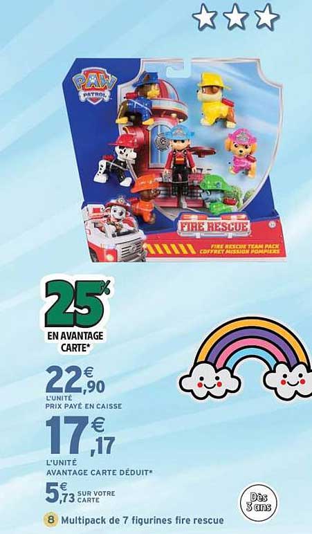 Multipack de 7 figurines Fire Rescue