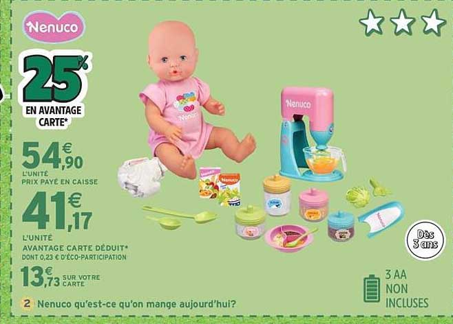 Nenuco - 25% en Avantage Carte