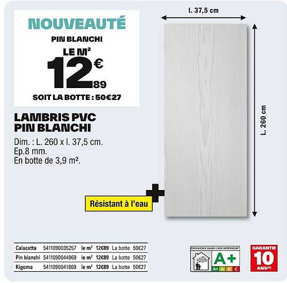 NOUVEAUTÉ PIN BLANCHI