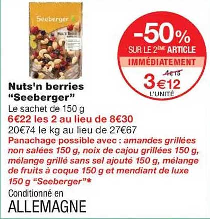 Nuts'n berries “Seeberger”