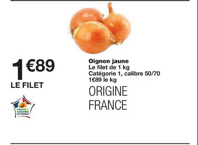 Oignon jaune