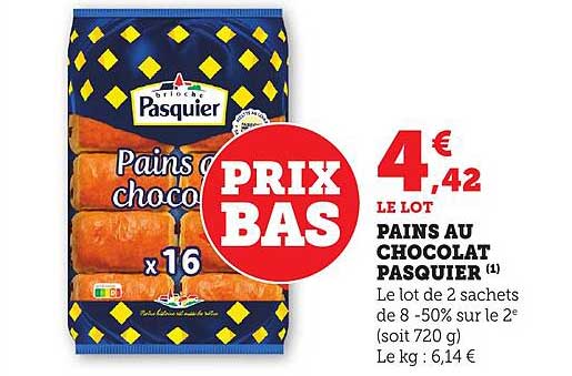 PAINS AU CHOCOLAT PASQUIER