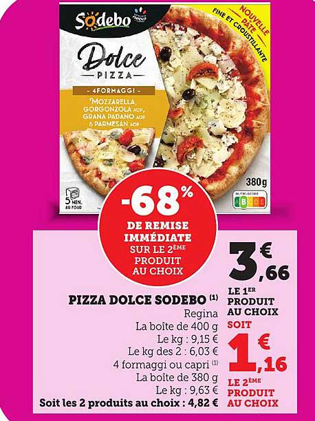 PIZZA DOLCE SODEBO