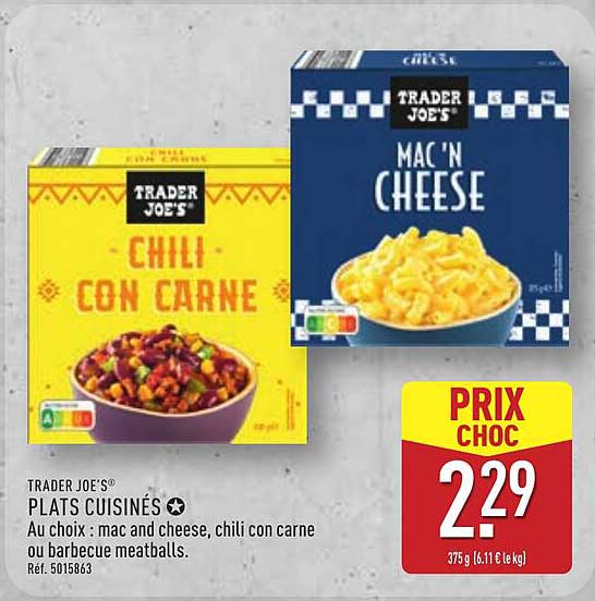 PLATS CUISINÉS