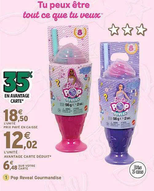 Pop Reveal Gourmandise