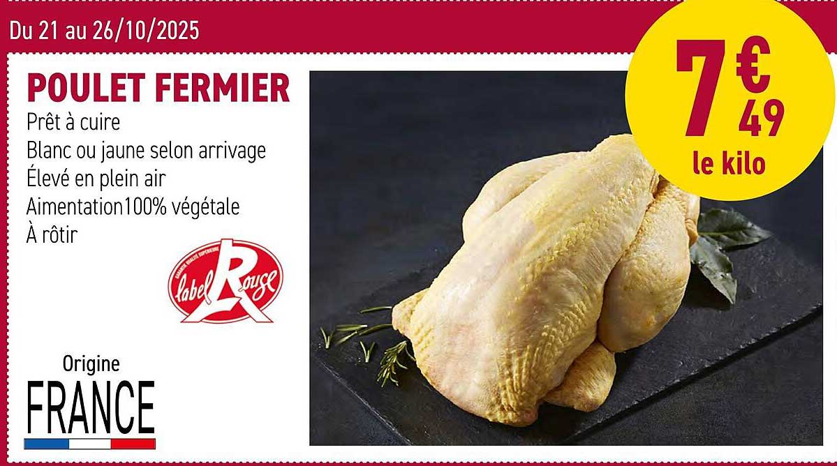 POULLET FERMIER