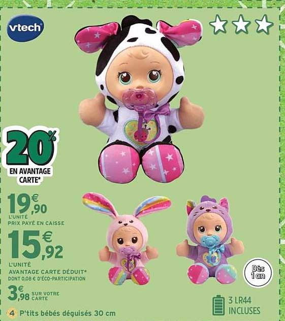 P'tits bébés déguisés 30 cm