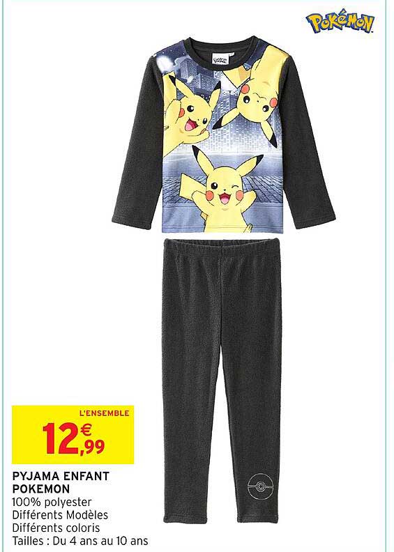 PYJAMA ENFANT POKEMON