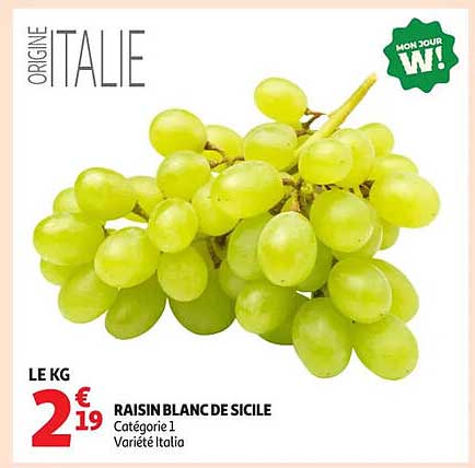 RAISIN BLANC DE SICILE