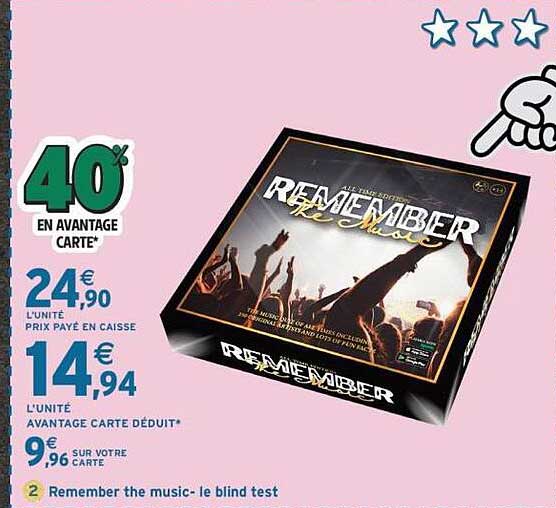Remember the music - le blind test