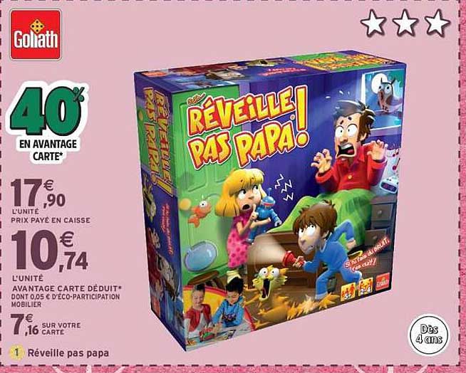 Réveille pas papa !