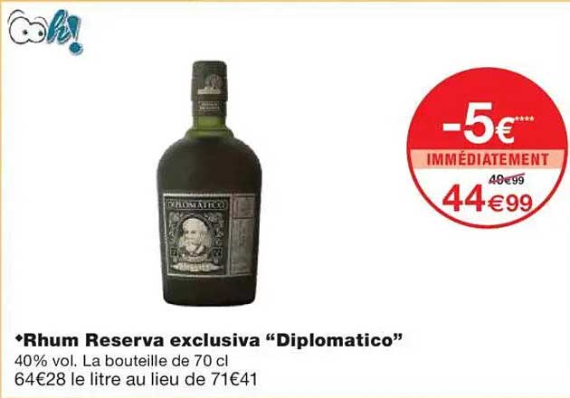 Rhum Reserva exclusiva "Diplomatico"