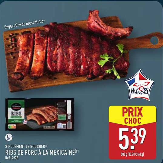 RIBS DE PORC À LA MEXICAINE