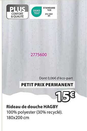 Rideau de douche HAGBY