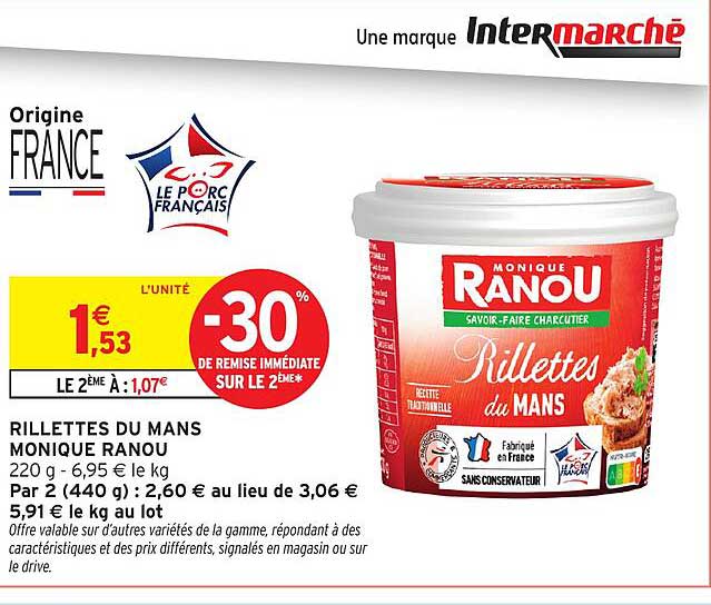 Rillettes du Mans Monique Ranou