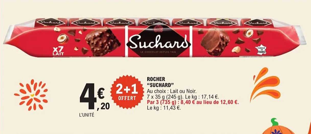 ROCHER “SUCHARD” - 2+1 OFFERT