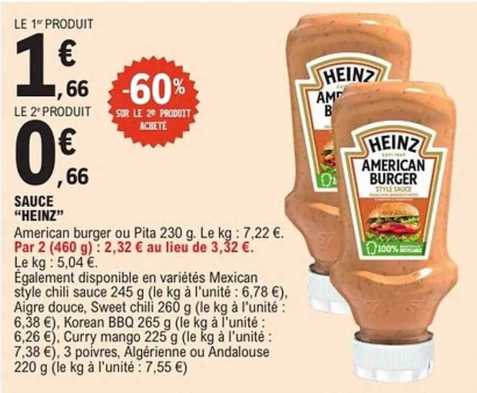 SAUCE "HEINZ"