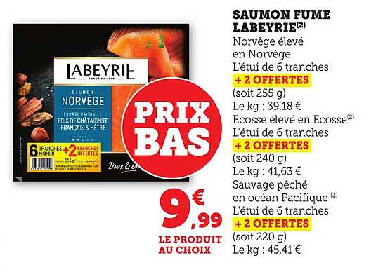 SAUMON FUME LABEYRIE