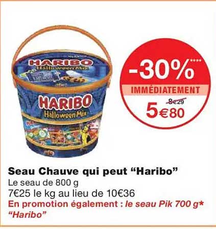 Seau Chauve qui peut "Haribo"