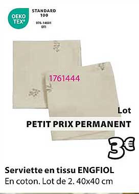 Serviette en tissu ENGFIOL
