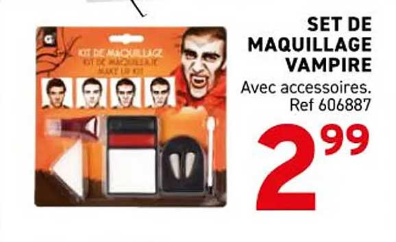 SET DE MAQUILLAGE VAMPIRE