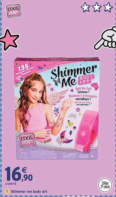 Shimmer me body art