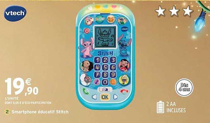 Smartphone éducatif Stitch