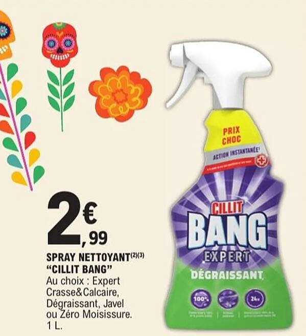 SPRAY NETTOYANT "CILLIT BANG"