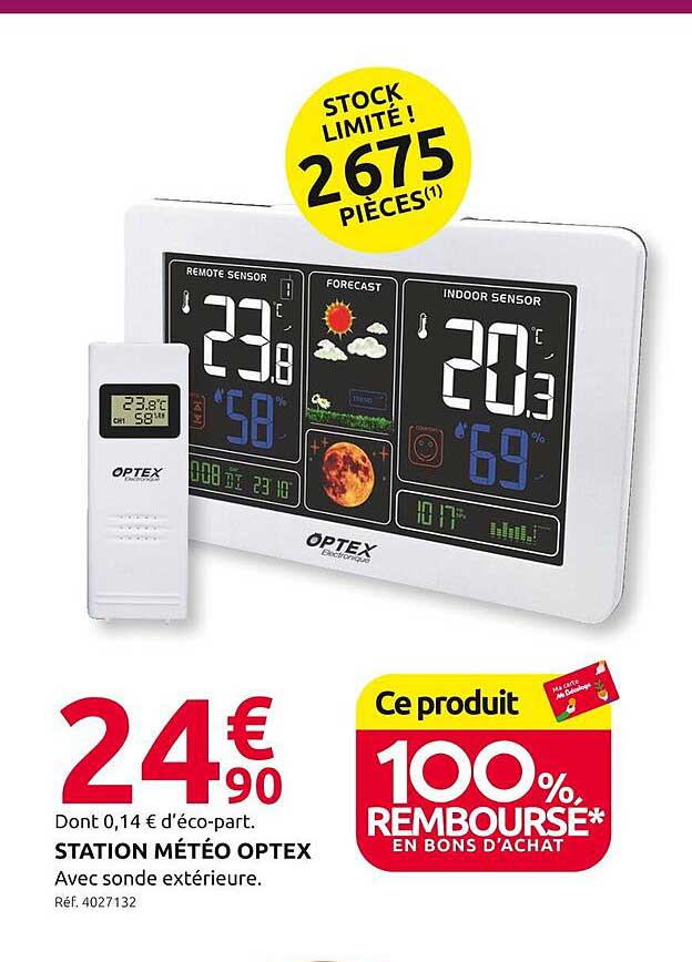 STATION MÉTÉO OPTEX
