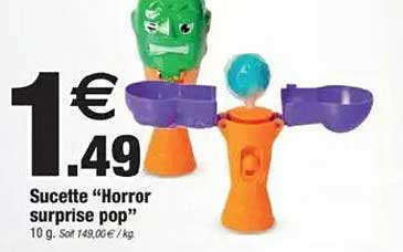 Sucette "Horror surprise pop"