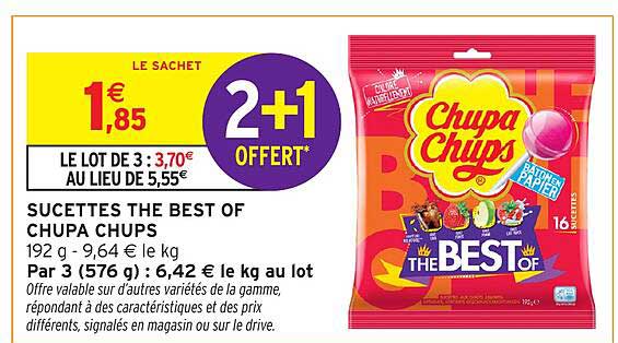SUCHETTES THE BEST OF CHUPA CHUPS
