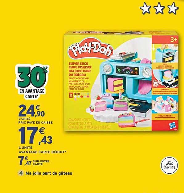 SUPER SLICE CAKE PLAYSET MA JOLIE PART DE GÂTEAU