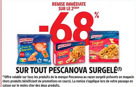 SUR TOUT PESCANOVA SURGELÉ