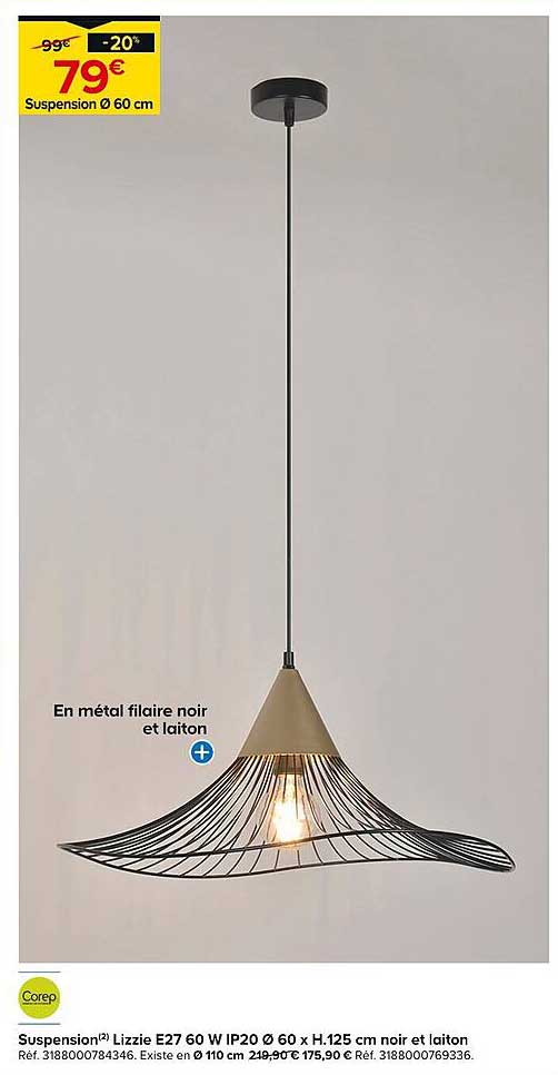 Suspension Ø 60 cm