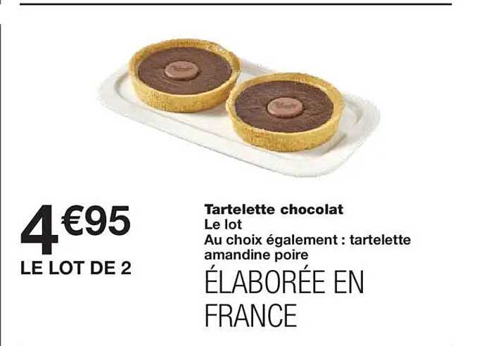 Tartelette chocolat