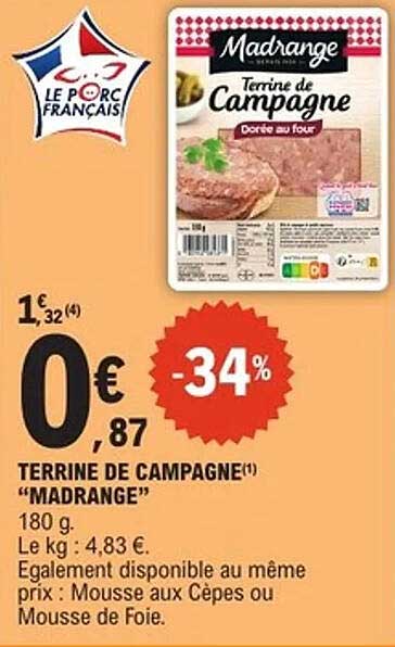 TERRINE DE CAMPAGNE "MADRANGE"