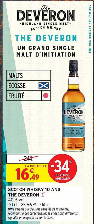 THE DEVERON UN GRAND SINGLE MALT D'INITIATION