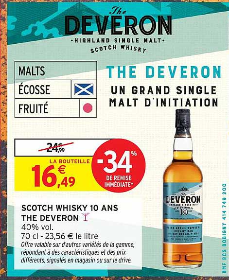 THE DEVERON UN GRAND SINGLE MALT D'INITIATION