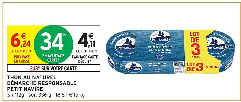 THON AU NATUREL DÉMARCHE RESPONSABLE PETIT NAVIRE