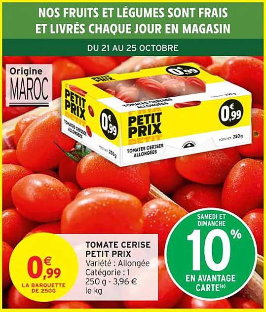TOMATE CERISE PETIT PRIX