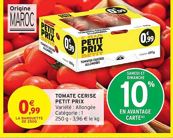 TOMATE CERISE PETIT PRIX