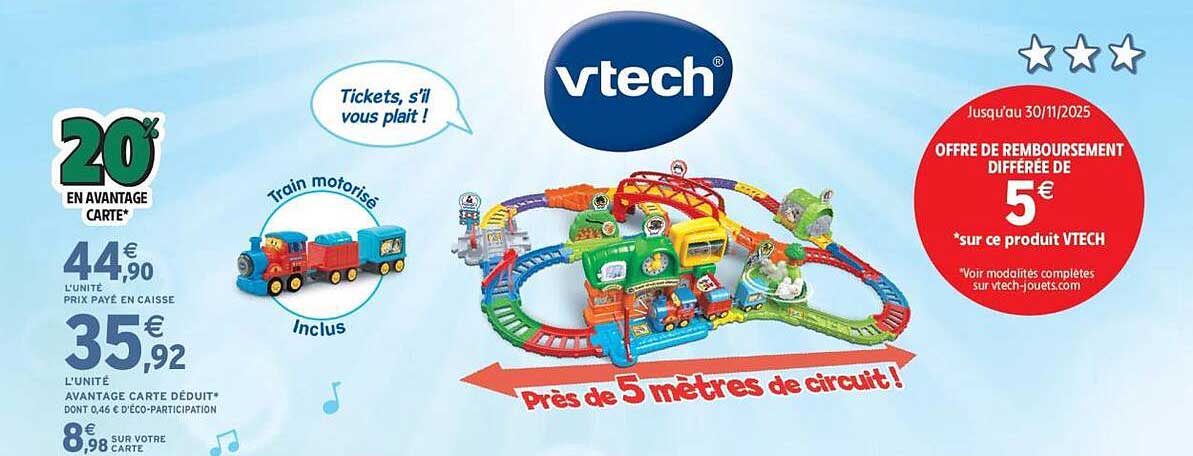 Train motorisé Vtech