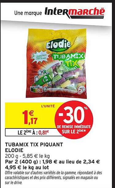TUBAMIX TIX PIQUANT ELODIE