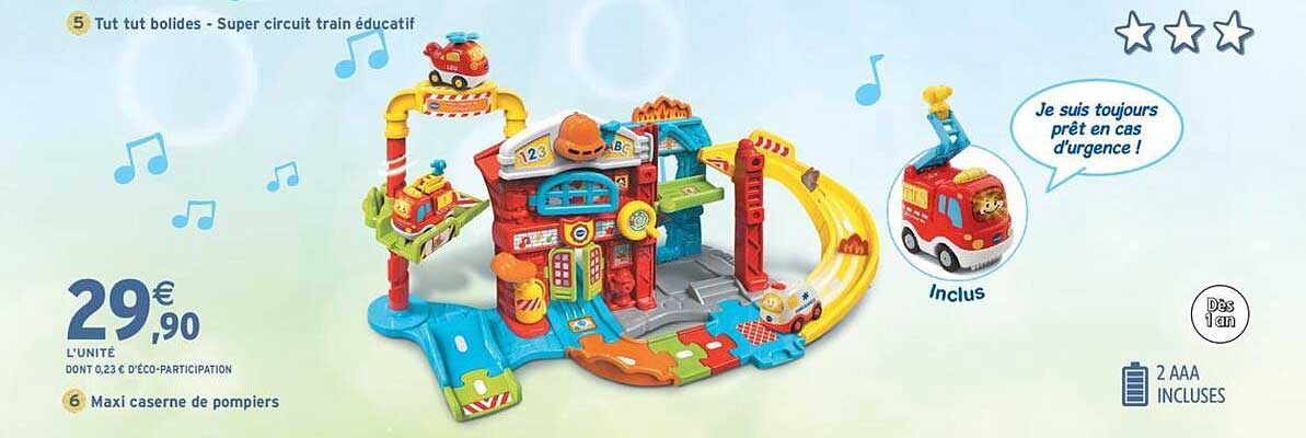 Tut tut bolides - Super circuit train éducatif