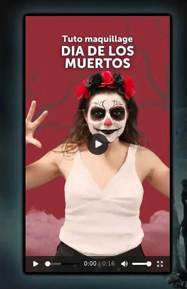 Tuto maquillage DIA DE LOS MUERTOS